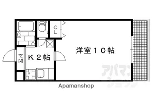 グランビィア御蔭II【1階】の間取り