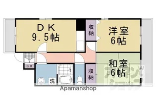 カーネルヒル【202号室】の間取り