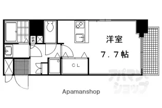 プレサンス京都四条堀川【1004号室】の間取り
