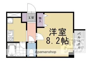 ベレヴュー東山【403号室】の間取り