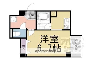ベレヴュー東山【504号室】の間取り