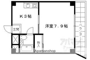 エザーンスあおい【412号室】の間取り
