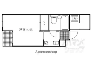 プラネシア中立売【303号室】の間取り