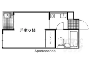 プラネシア中立売【405号室】の間取り