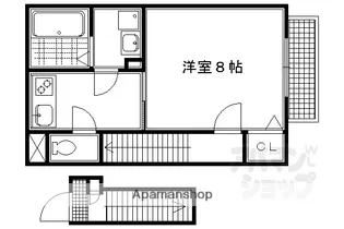 メゾン悠【202号室】の間取り