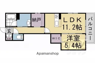 SHAMAISON RELAFORT【302号室】の間取り