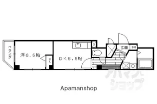 グレードルーフ甚【302号室】の間取り