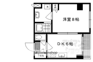 AFICION堀川【702号室】の間取り