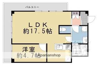 ジョイ御池【1001号室】の間取り