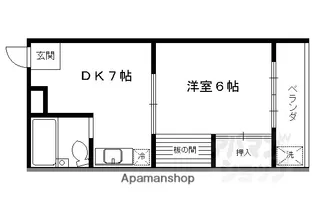 リリーガル【301号室】の間取り