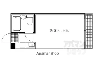 1Rの間取り画像