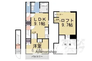 グランリミテッド【B号室】の間取り