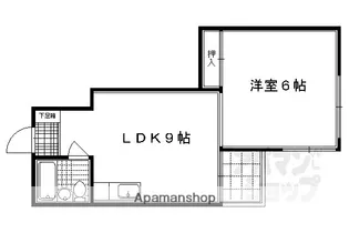 サテンドール千本【403号室】の間取り