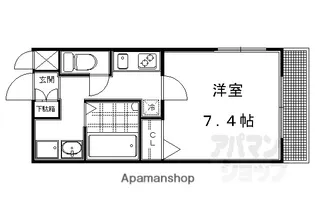 BELLEVILLE千本今出川【403号室】の間取り