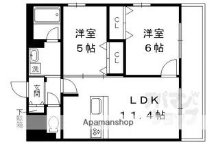 CAVE DE K【301号室】の間取り