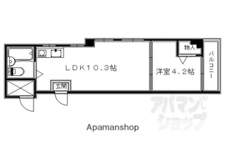 つづれコーポ【502号室】の間取り