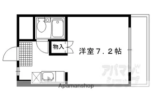 プラッツM一号館【102号室】の間取り