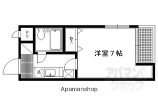 北野ビューハイツ【203号室】の間取り