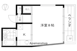 京都府京都市東山区慈法院庵町【マンション】の間取り