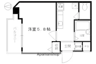 ヴィラさわだ【205号室】の間取り