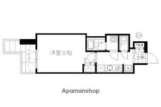 分譲 ベラジオ五条堀川Ⅱ【6階】の間取り