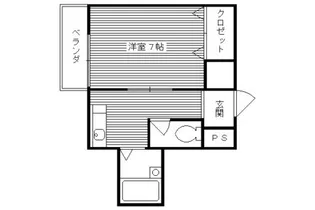 ヤマシナアーバンコテージ【2階】の間取り