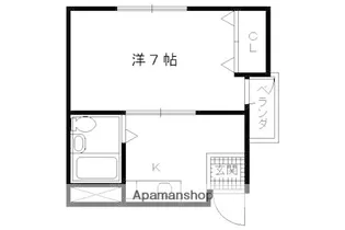 MPI’S京都山科【202号室】の間取り