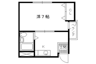 MPI’S京都山科【102号室】の間取り