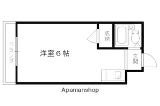 マンションLARK【205号室】の間取り