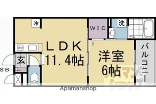 アーバンコート堀川西【502号室】の間取り