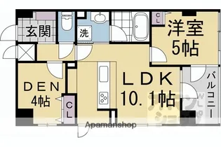 MSR京都二条城【403号室】の間取り