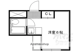 コーポ小林【403号室】の間取り