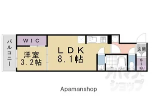 シエーナグランデ四条烏丸【205号室】の間取り
