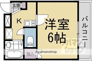 アベリヤ竹澤【301号室】の間取り