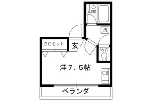 フェアウインド御池【302号室】の間取り