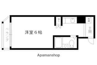 ウエストコートI【207号室】の間取り