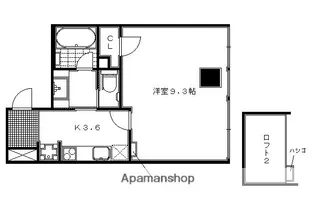M&M’S(エムアンドエムズ)【202号室】の間取り