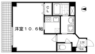 祇園ファイン【502号室】の間取り