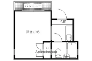 KIマンション【201号室】の間取り