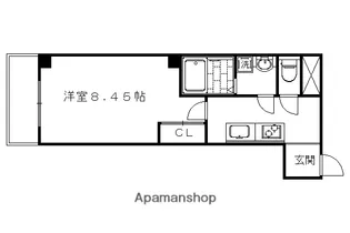 グランシティレジデンス京都駅前【305号室】の間取り