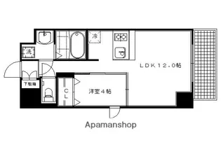 プレサンス京都四条烏丸響【301号室】の間取り