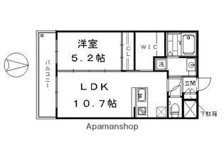 ビクトワール京都河原町【402号室】の間取り
