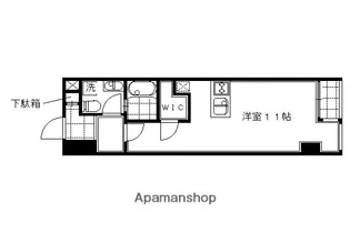 グランスイート鴨川【207号室】の間取り