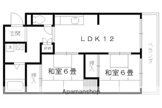 ニュー太田【107号室】の間取り
