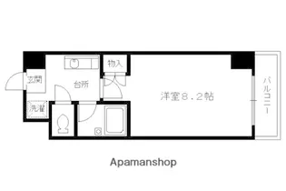 メゾン・ド・エクレール【601号室】の間取り