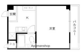 シャルトヤマハ【323号室】の間取り