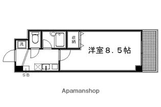 クレアーレ武者小路【408号室】の間取り