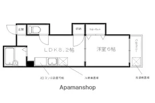 ミレイ大宮【302号室】の間取り