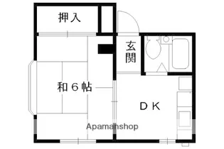 グランディール朱雀【402号室】の間取り