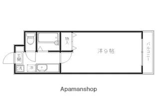 シルクハウス一条【203号室】の間取り
